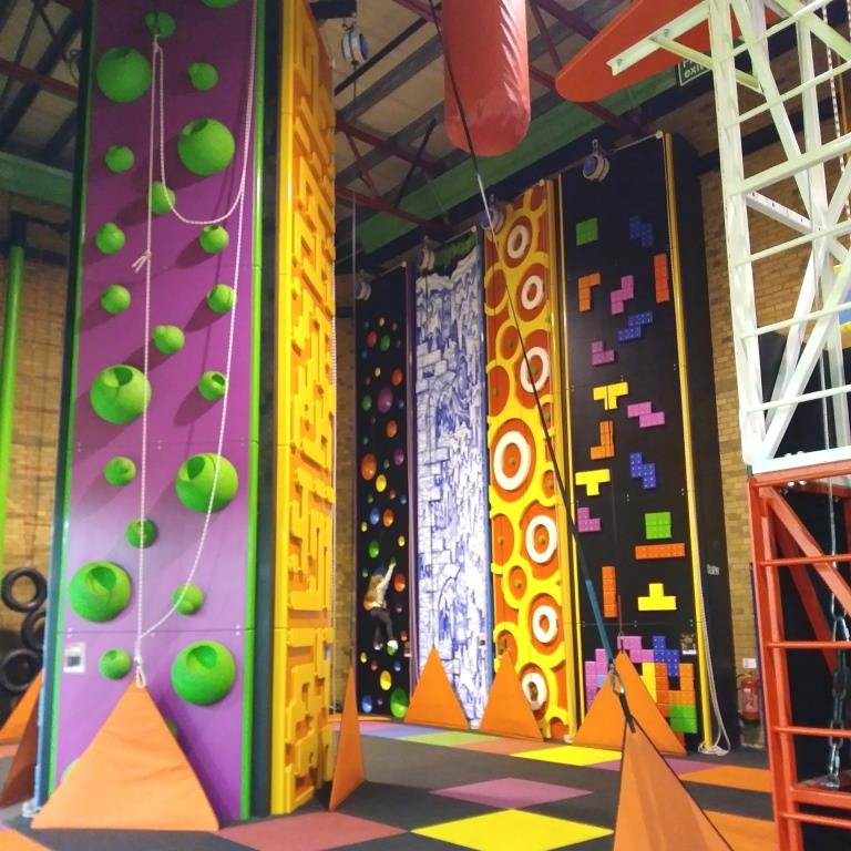 Colourful Climbing At Ravenscraig Activity Centre