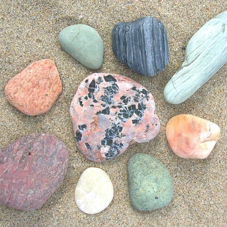 Colourful Beach Pebbles